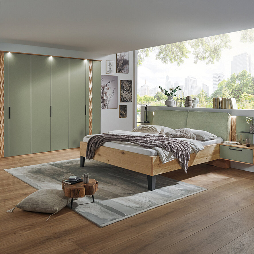 Schlaffzimmer in Balkeneiche