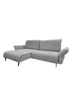 Sofa in Stoff silver grey