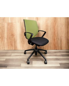 GIROFLEX 313 Bürostuhl Stoff schwarz-grün