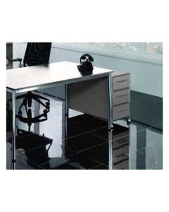 Schreibtisch CELTON 80 x 160 cm grau - Swiss Made