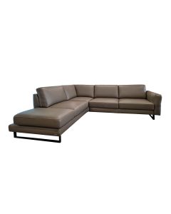 Sofa UPGRADE Leder verdure mit schwenkbarem Element