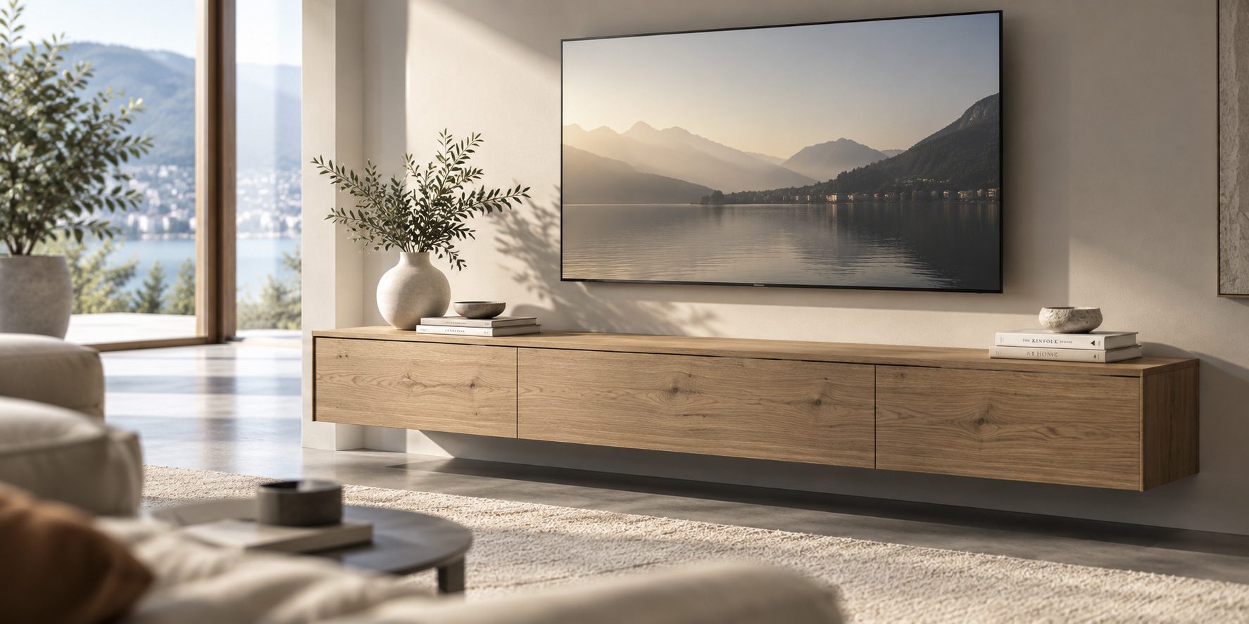 TV-Möbel auswählen: Masse, Traglast, Stauraum