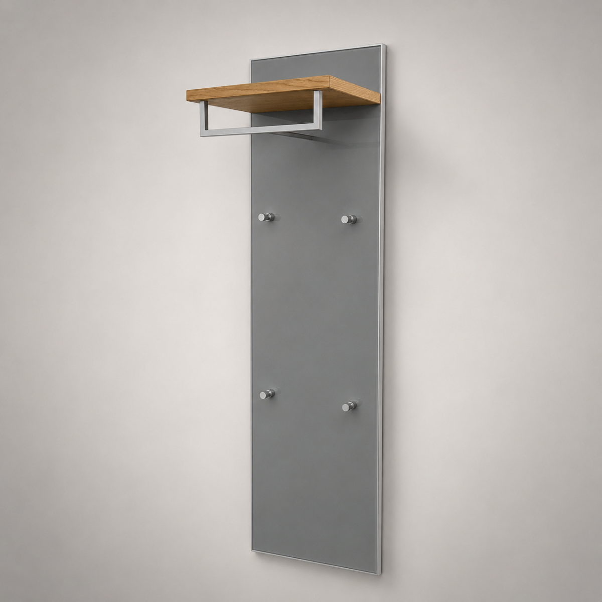Garderobenpaneel LS24 GARDONE Vortina Perlgrau