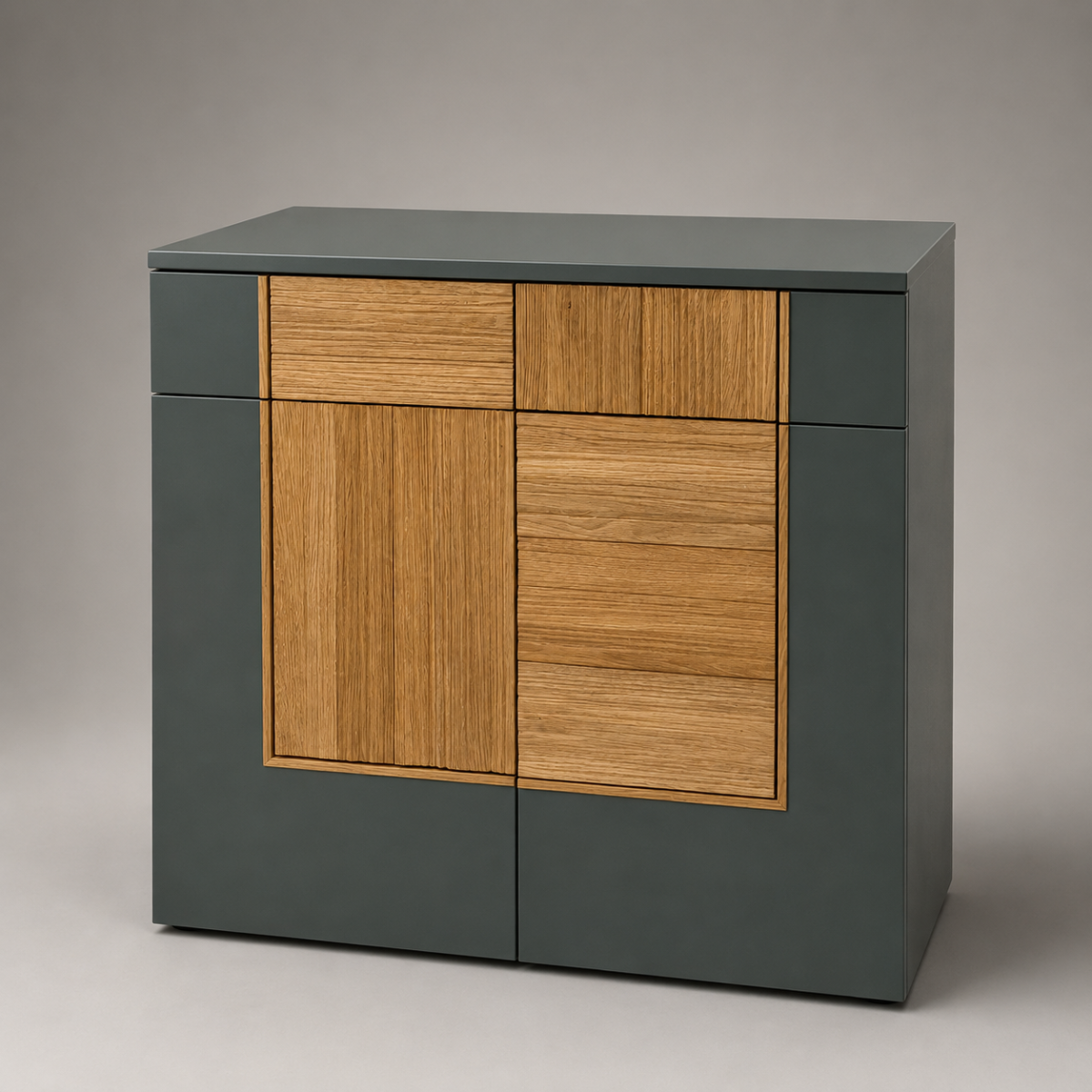 Kommode V-LACERA Lack olivegrau
