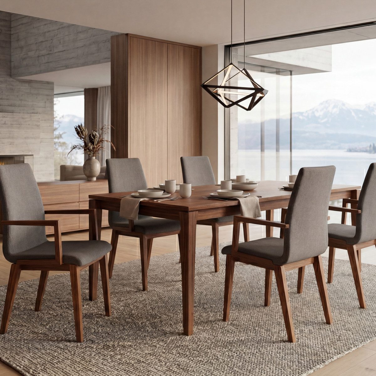 Stuhl ALIDA / Leder Caffe