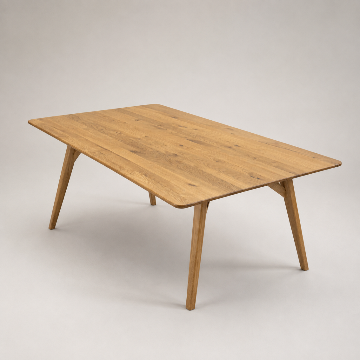 Design-Esstisch LS26 CORTALE Eiche massiv 200 x 100 cm