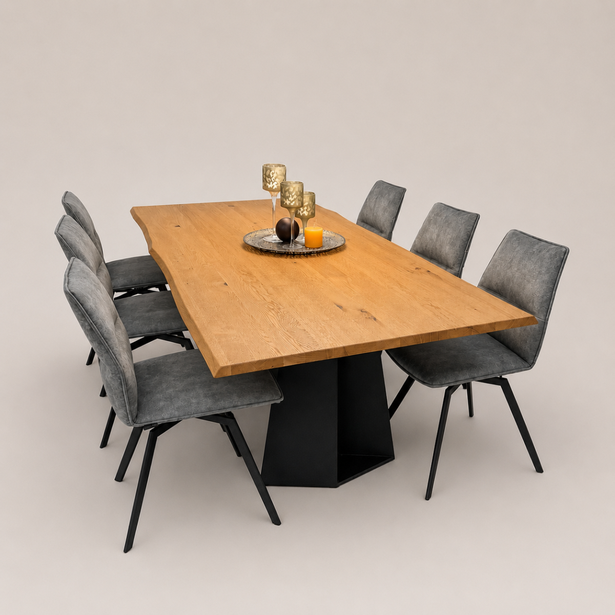 Esstisch LS-284422 Wildeiche 220 x 100 cm