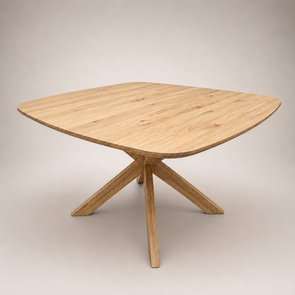 Esstisch LS26-PRAIA Eiche massiv 120 x 120 cm