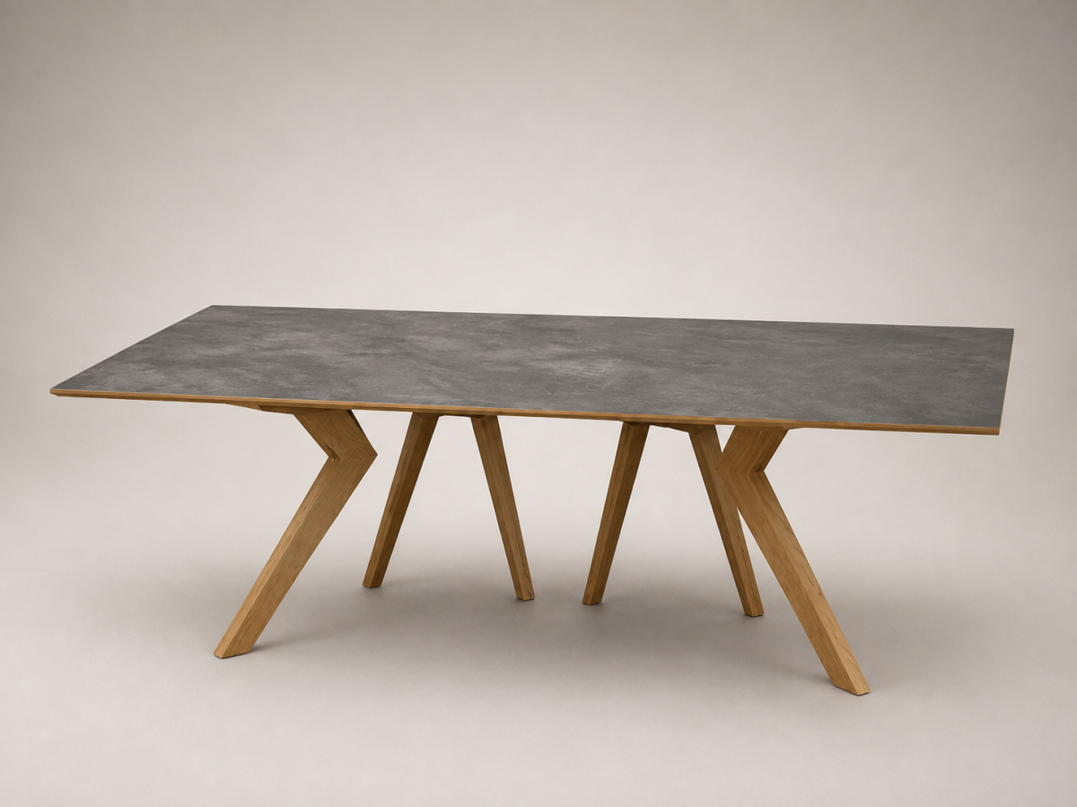 Vierfusstisch KS-006819 Caracas Steinoptik 200 x 100 cm