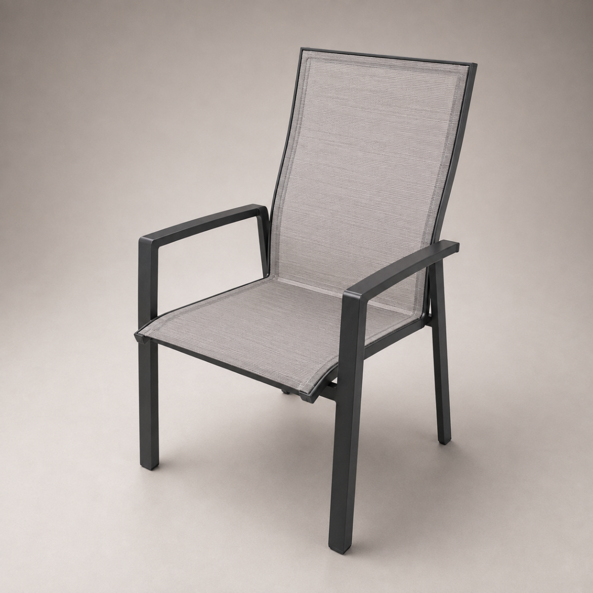 Kari Stuhl Aluminium silber