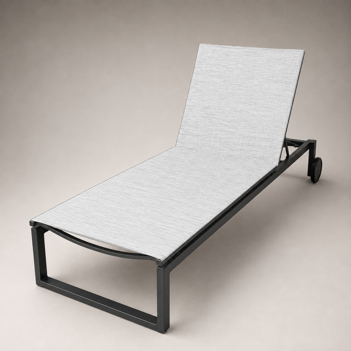 Robin Rollenliege Aluminium silber