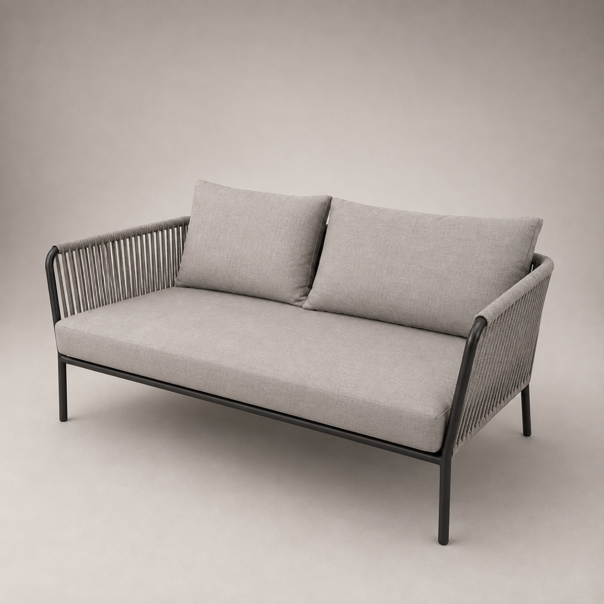 Lounge-Sofa MARLA 2-Sitzer anthrazit