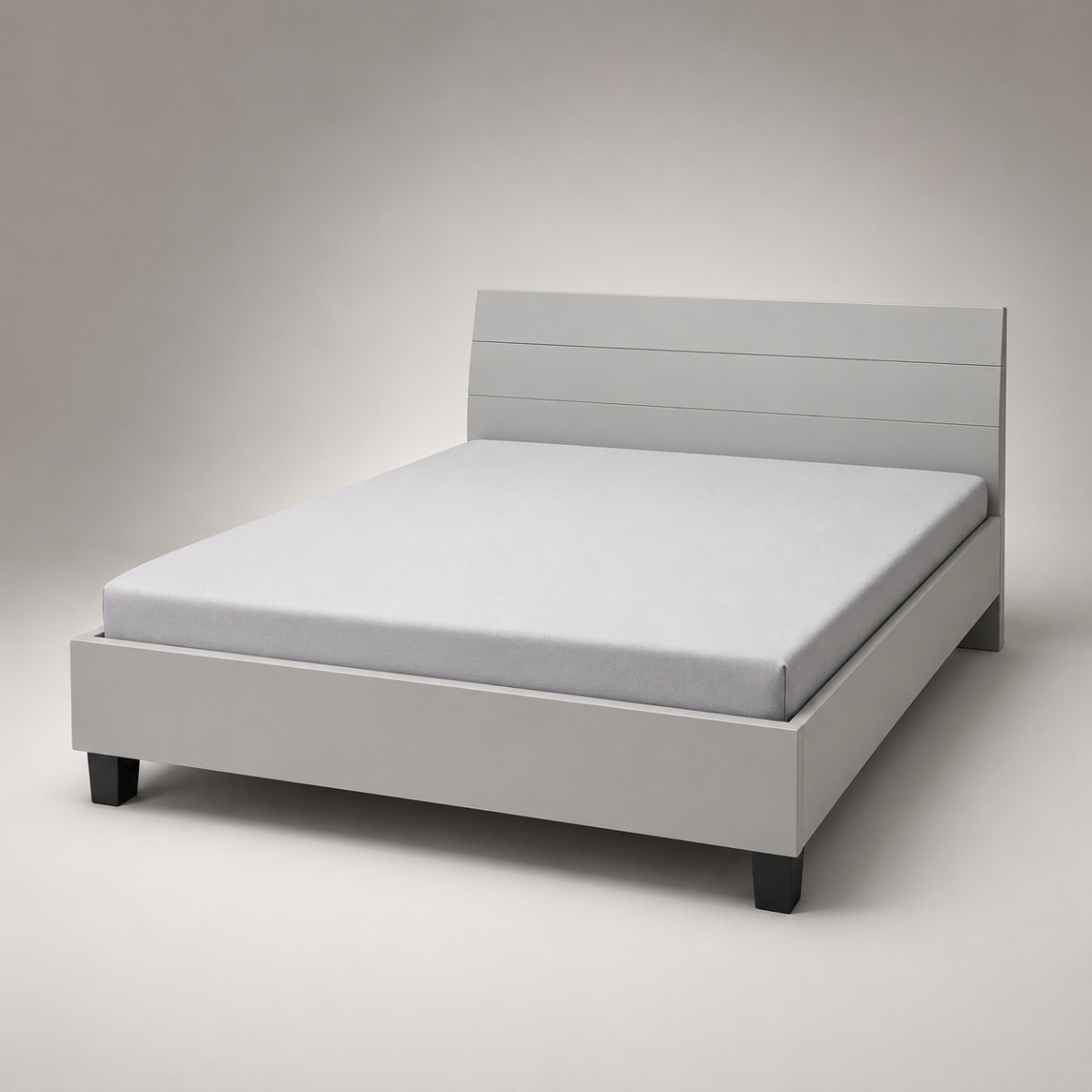 Bett ARANGO Dekor Perlgrau 180 x 200 cm