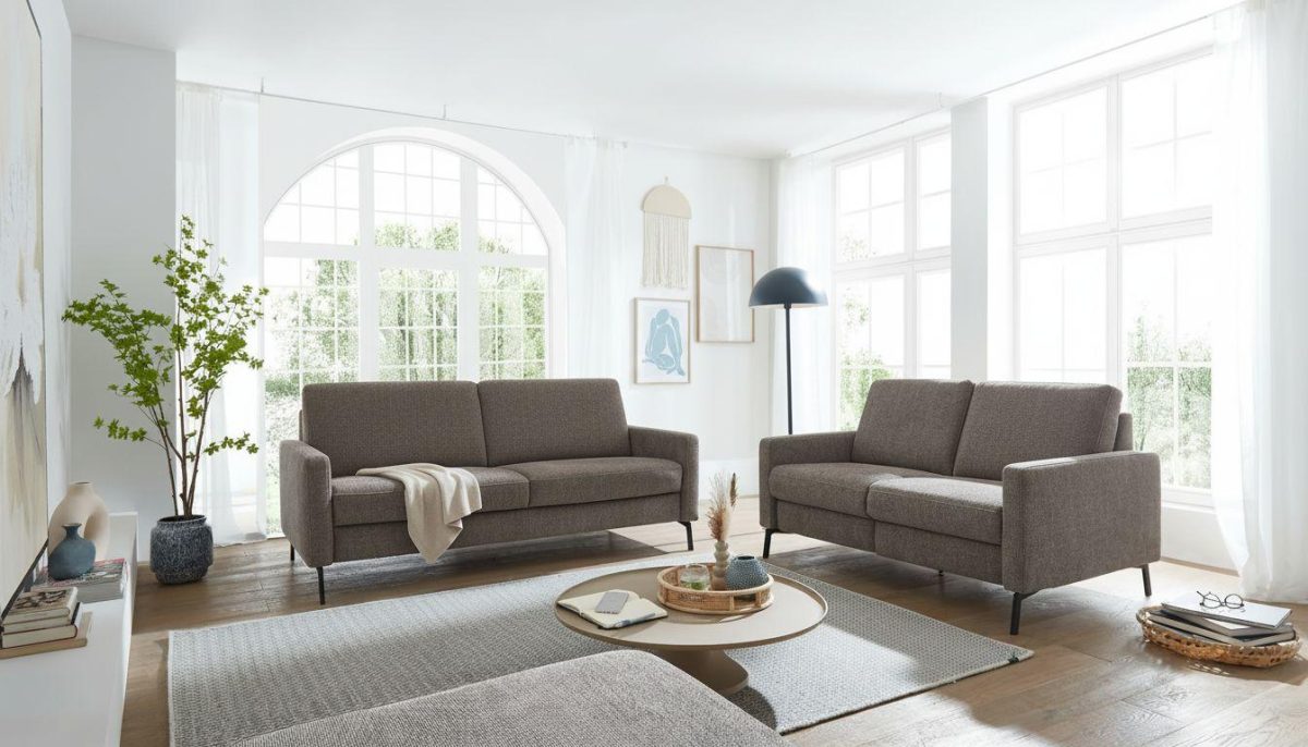 Polstergarnitur LS26 MARTIANO Stoff beige