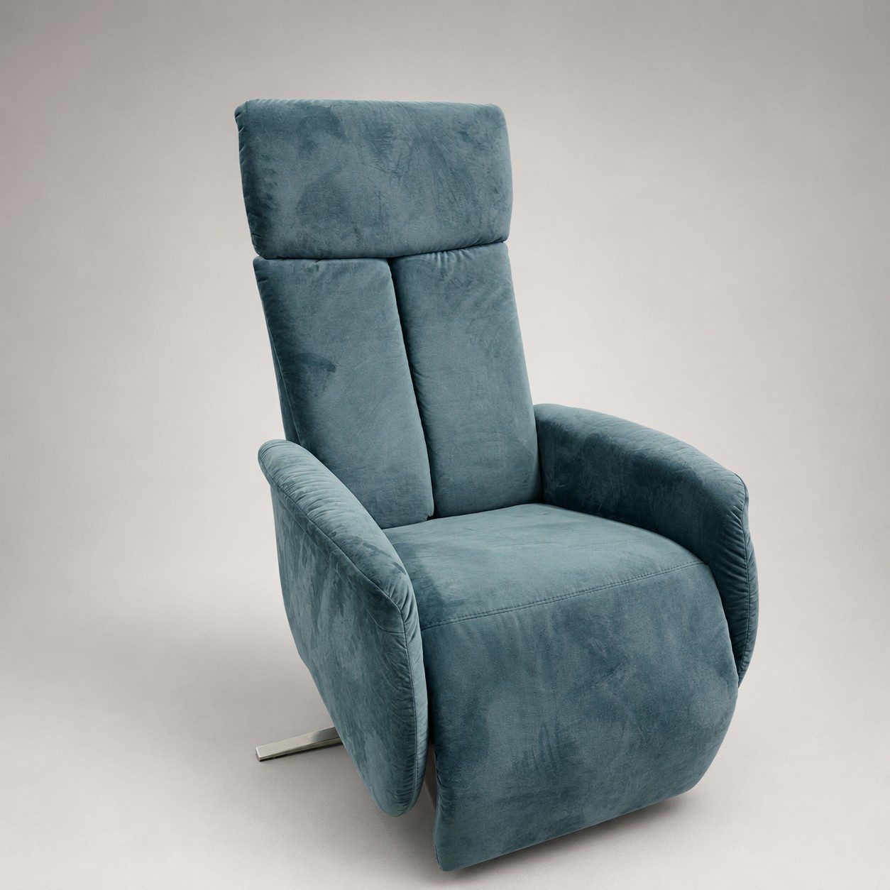 Funktionssessel KS23 HERALD S Stoff Velvet blue grey