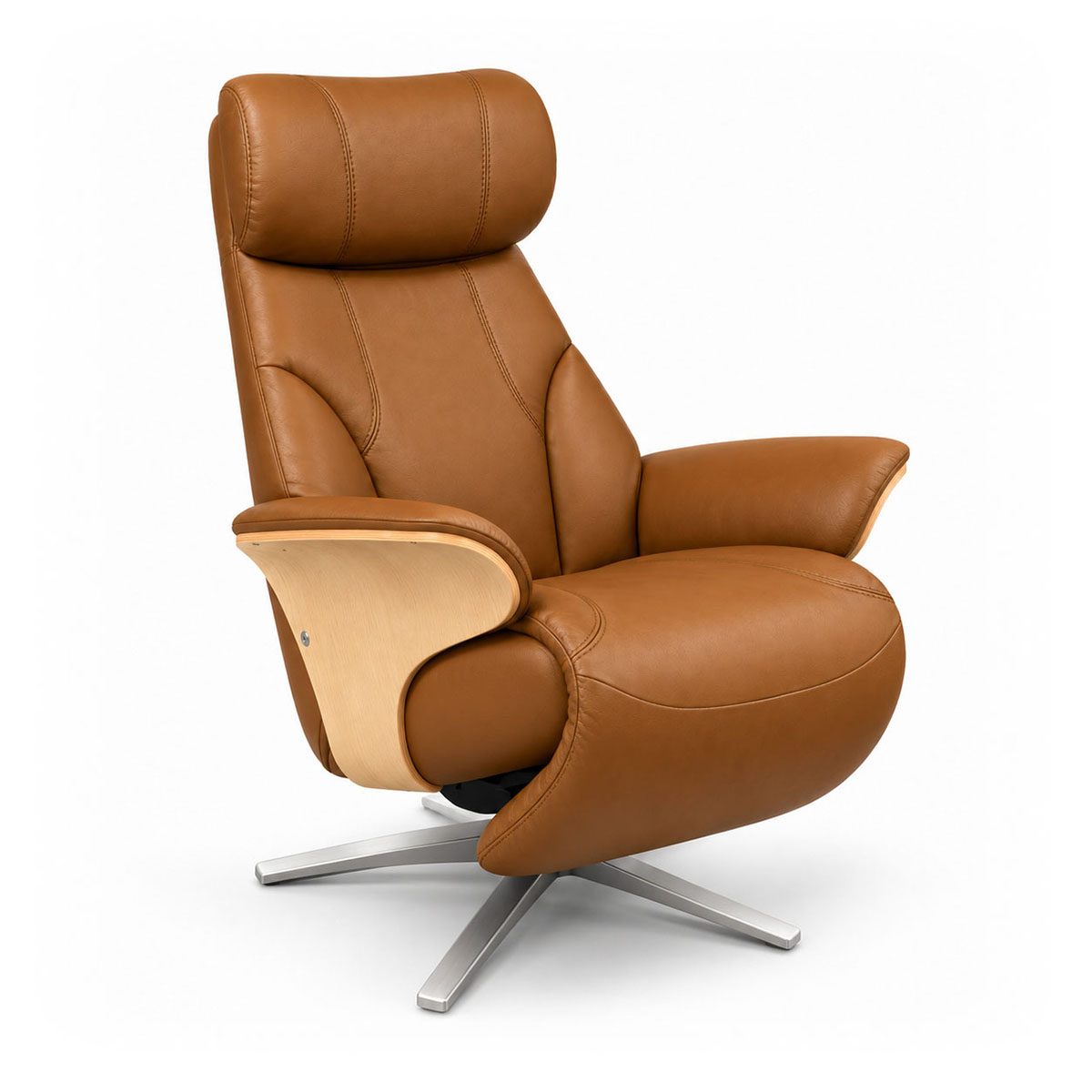 Relaxsessel ADAM Power Wood Sirius Leder Velaro