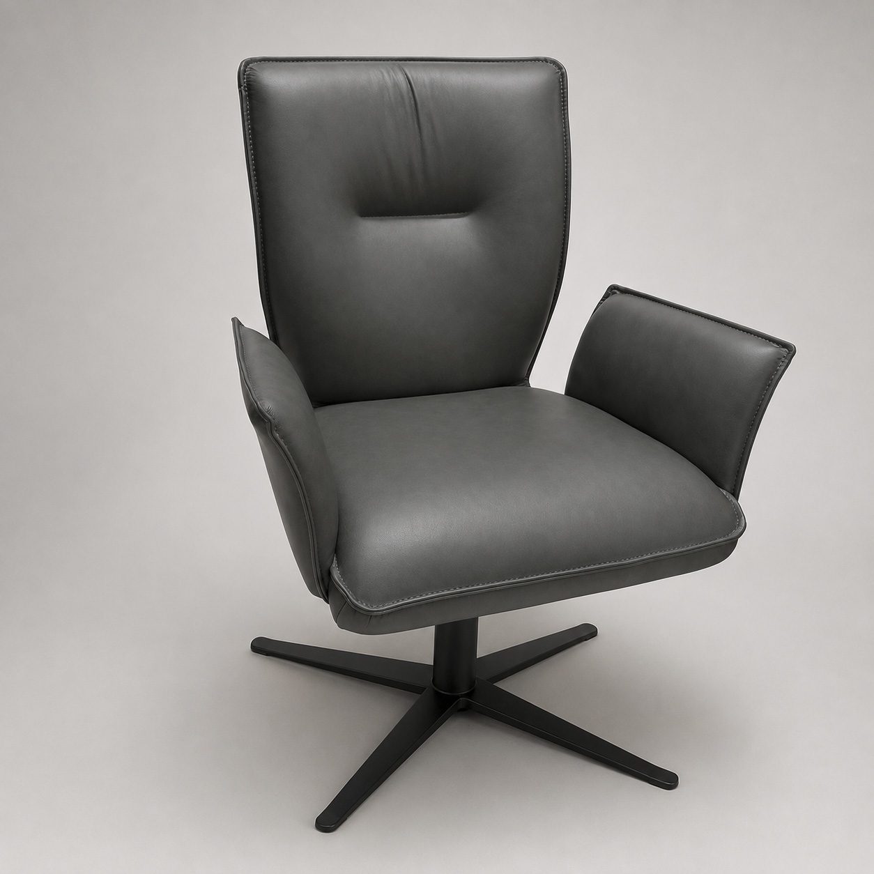 Polstersessel LS25 VITOS Leder Arcade Plus anthrazit