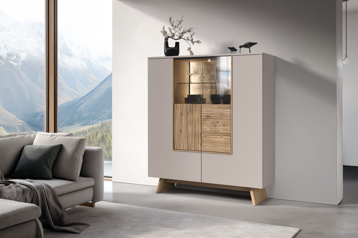 Highboard V-LACERA Wildeiche geölt