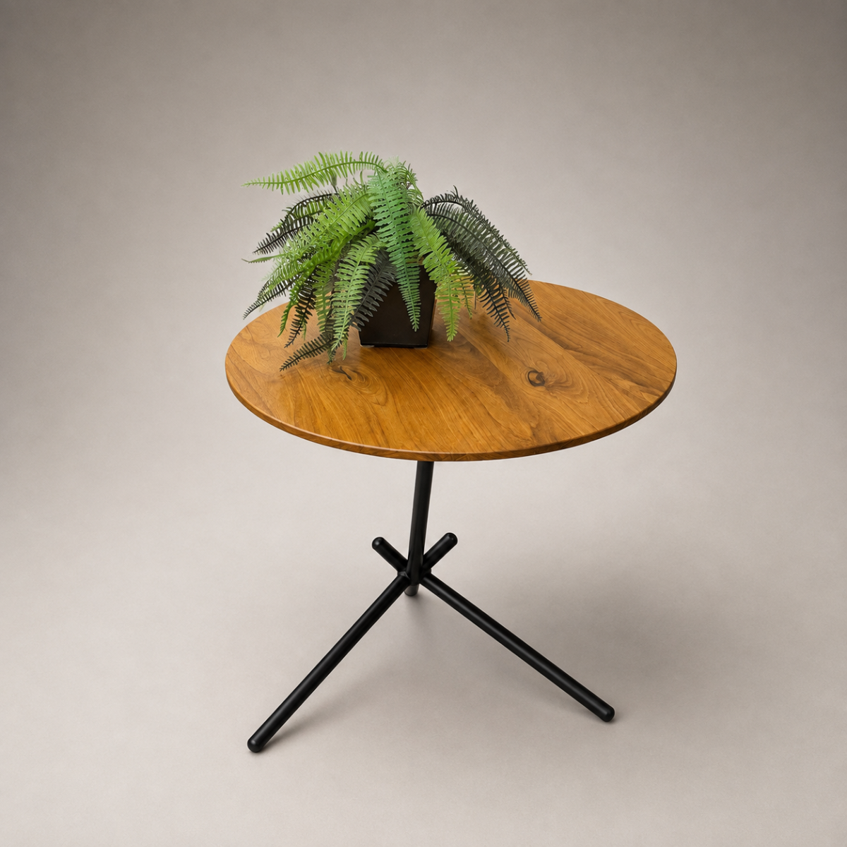 Beistelltisch TOPAS Eiche Rustikal rund 50 cm