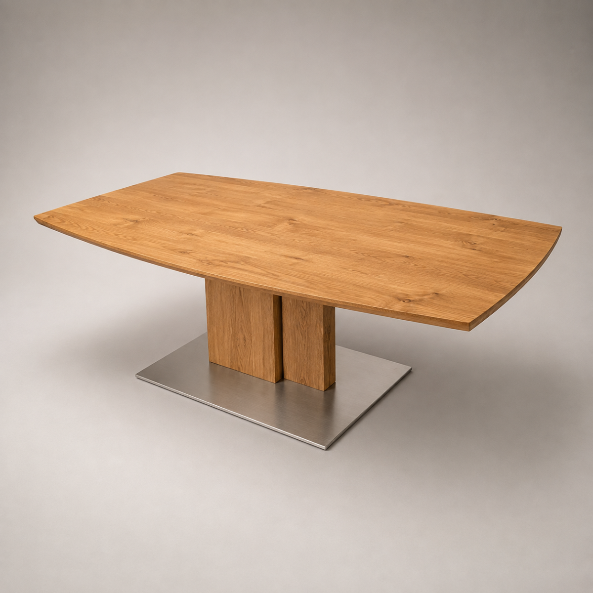 Salontisch höhenverstellbar Asteiche furniert 120 x 70 cm