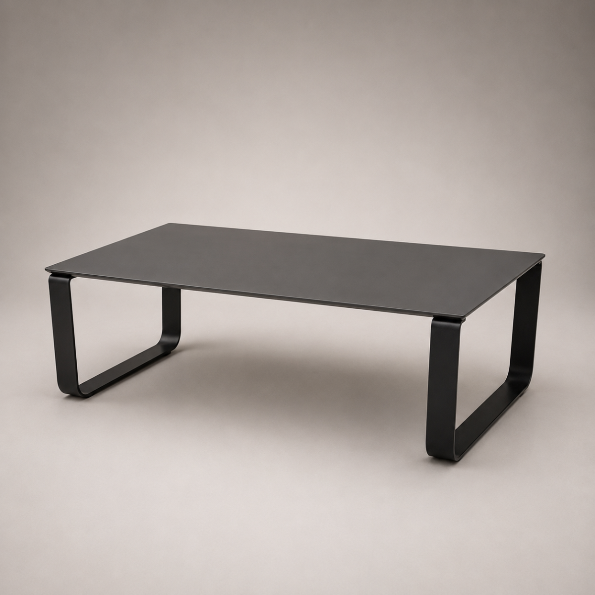 Salontisch System Laredo Optiwhite anthrazit 90 x 70 cm